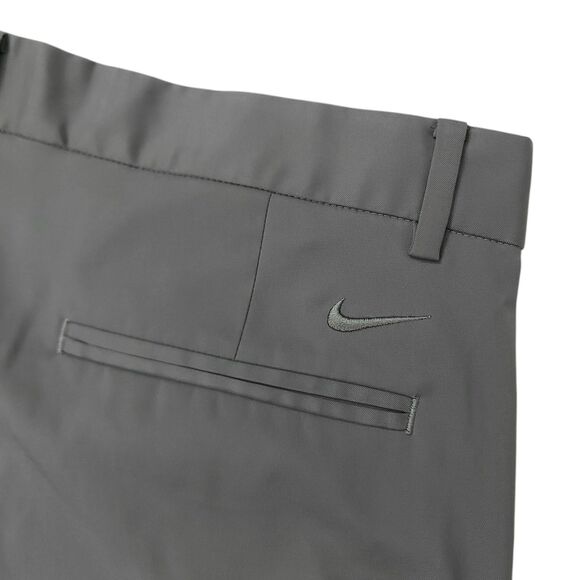 Nike Golf Pants Mens 34x33 Gray Straight Leg Comfort Lightweight Performance - Picture 8 of 12